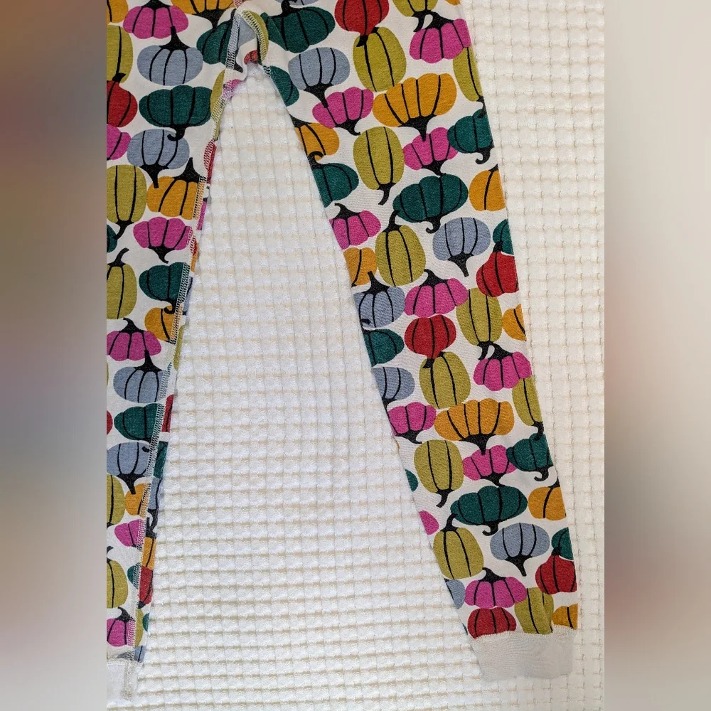 Hanna Andersson Pumpkin Patterned Organic Cotton Halloween Pajama Pants Size 8